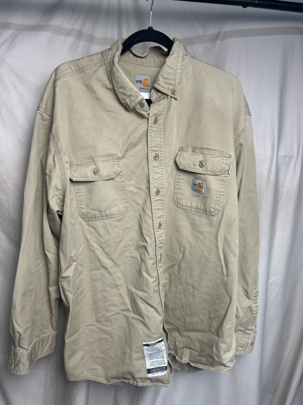 Carhartt men’s flame resistant buttoned down shirt 3XL regular